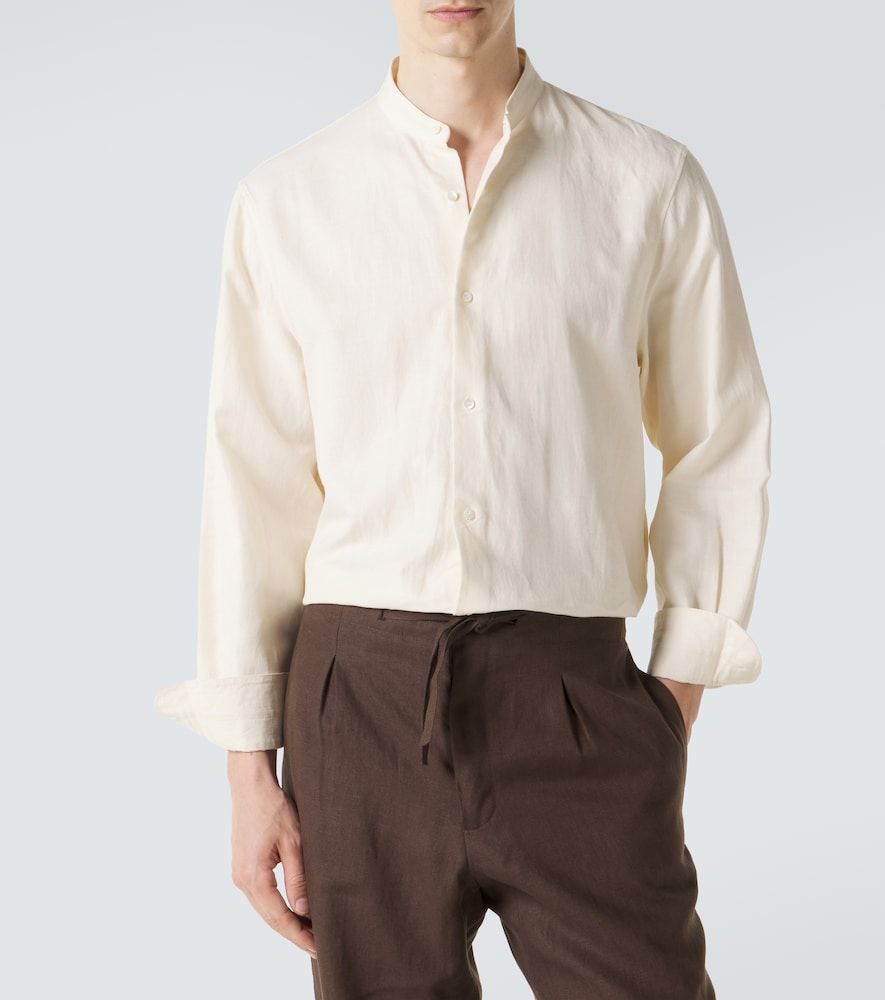Stòffa Camicia in cotone e lino - Stoffa - Modalova