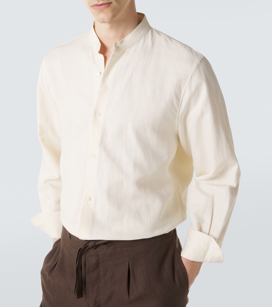 Stòffa Camicia in cotone e lino - Stoffa - Modalova