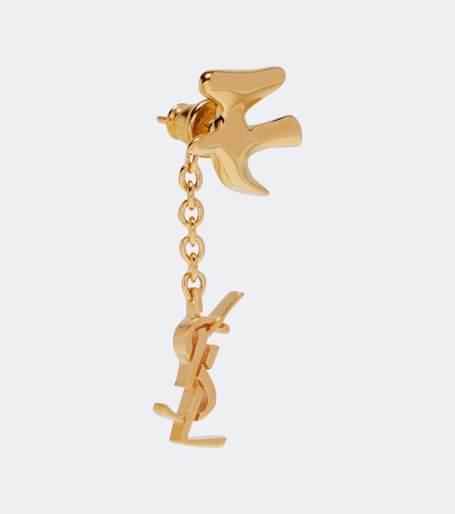 Pendientes Cassandre de latón - Saint Laurent - Modalova