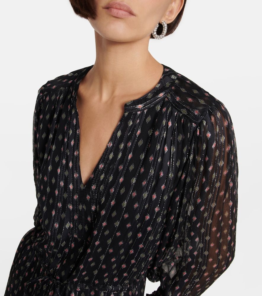 Miniabito in chiffon con stampa - Velvet - Modalova