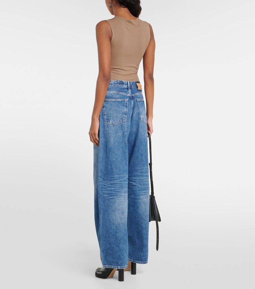 Jeans Mari a gamba larga e vita alta - AG Jeans - Modalova