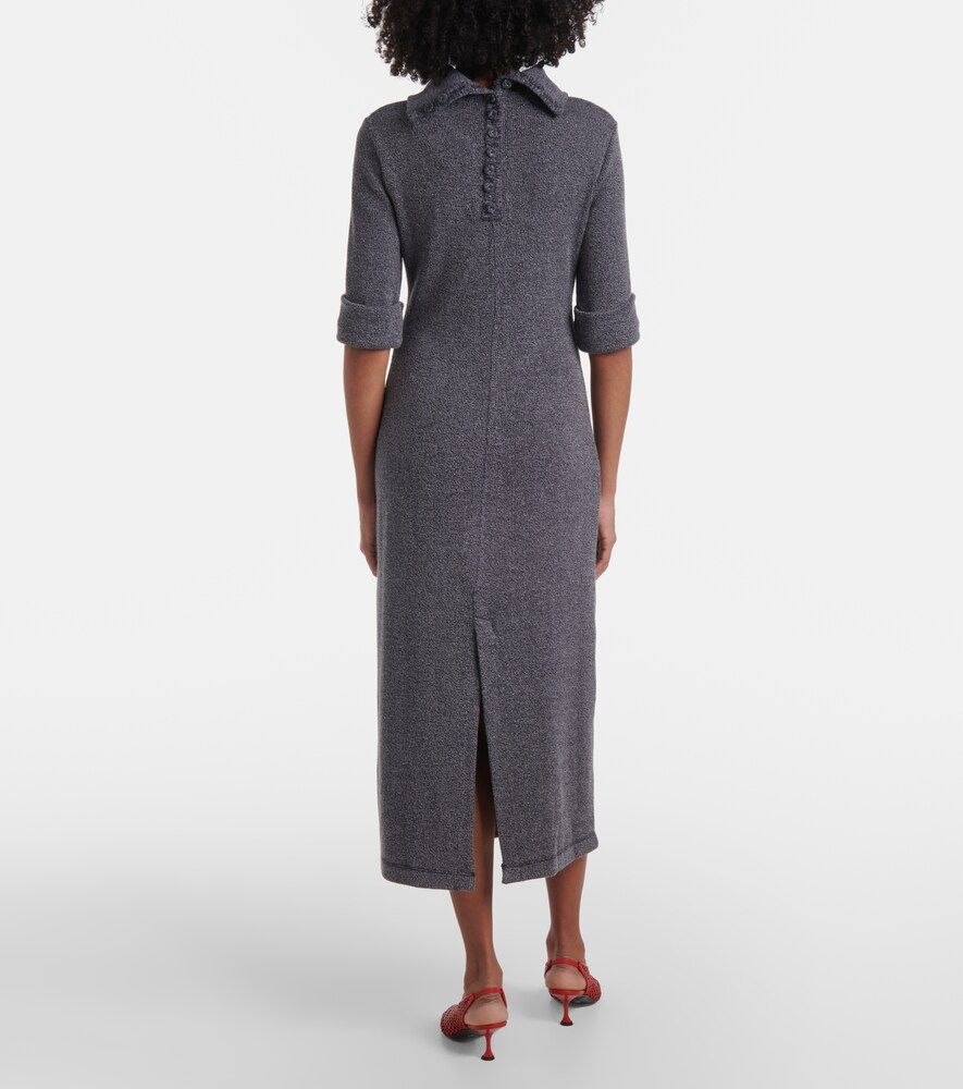 White Label Cerine ribbed-knit boucle midi dress - Proenza Schouler - Modalova