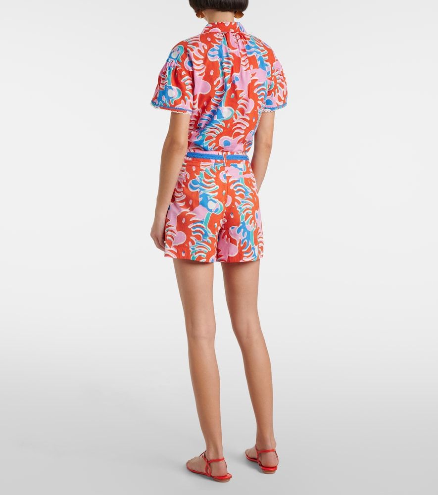 Shorts Chantal de algodón estampados - Poupette St Barth - Modalova