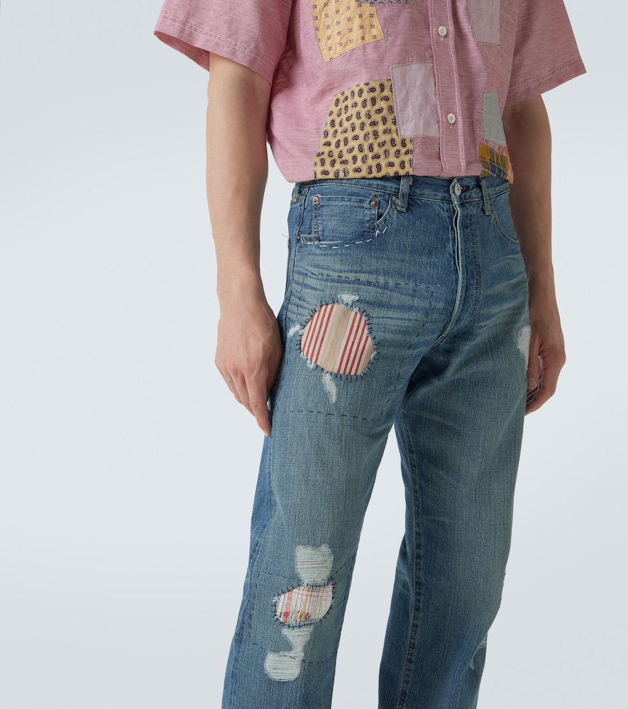 X Levi's® jeans rectos con patchwork - Junya Watanabe - Modalova