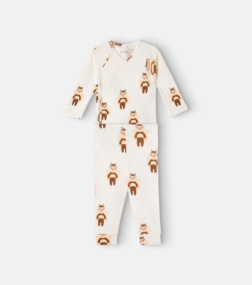 Bebé - set de body y pantalones de algodón - Mini Rodini - Modalova