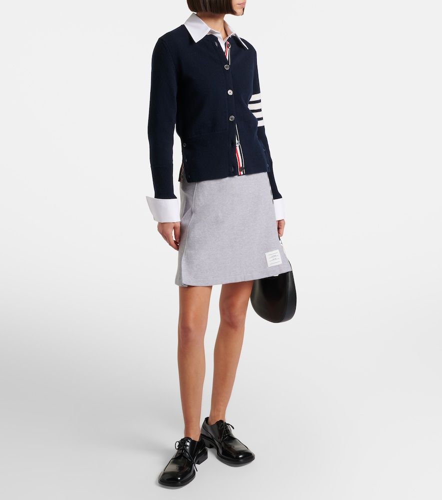 Minigonna 4-Bar in cotone - Thom Browne - Modalova