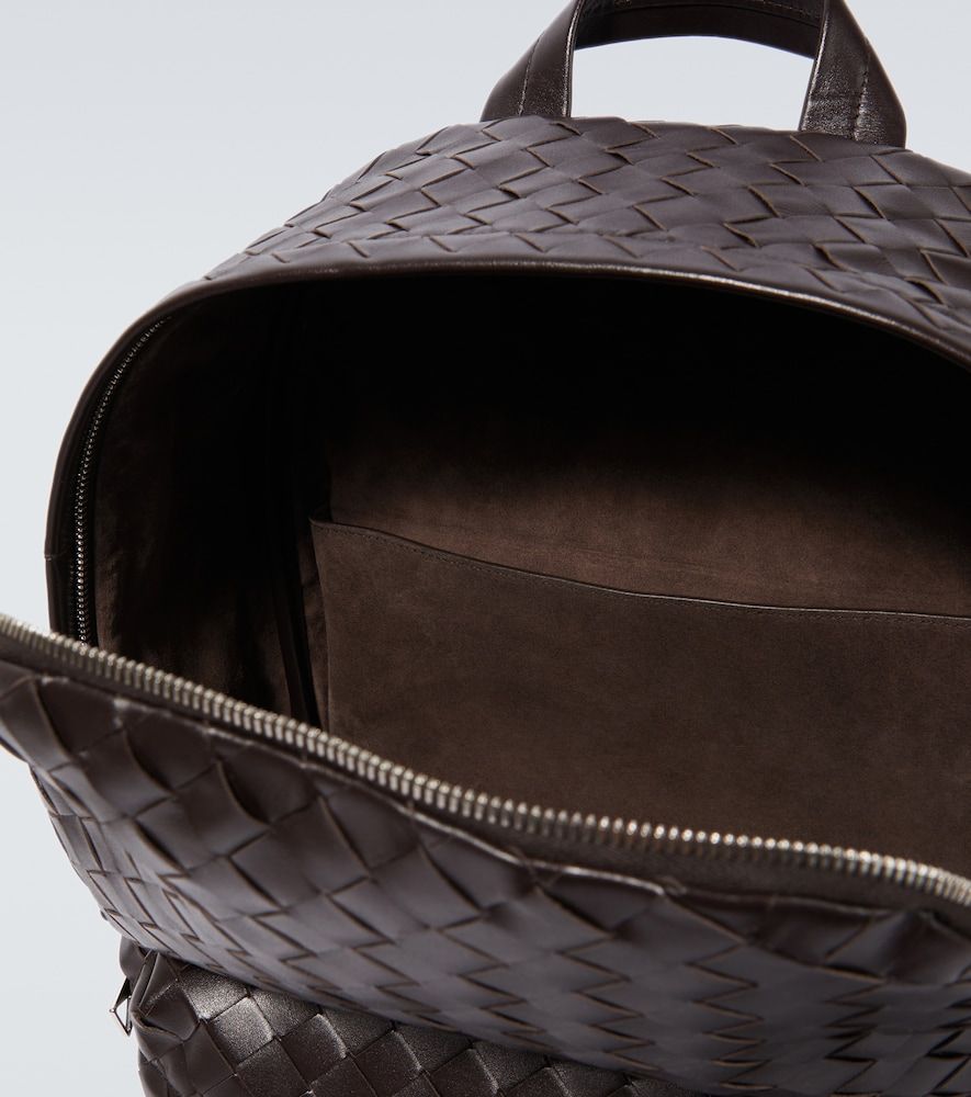 Intrecciato leather backpack - Bottega Veneta - Modalova