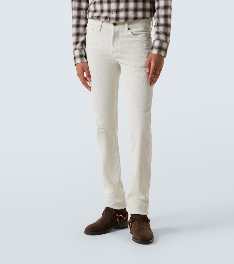 Pantalones slim de pana de algodón - Tom Ford - Modalova