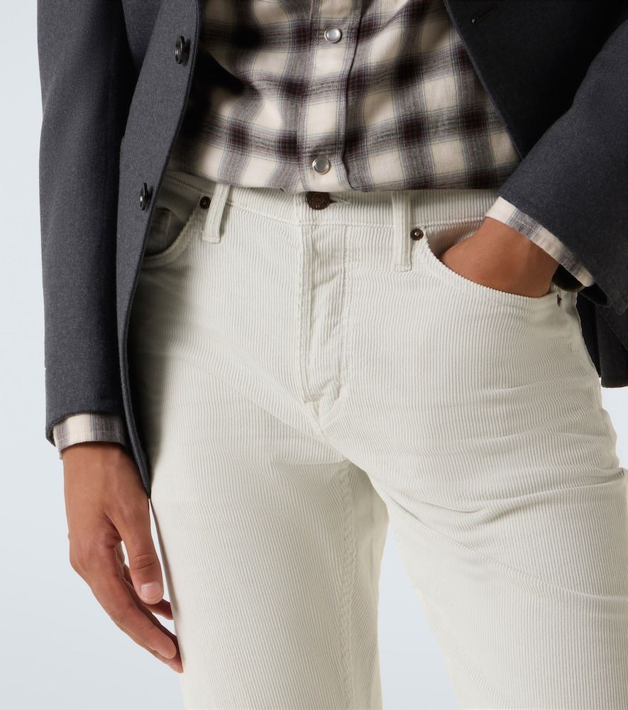 Pantalones slim de pana de algodón - Tom Ford - Modalova