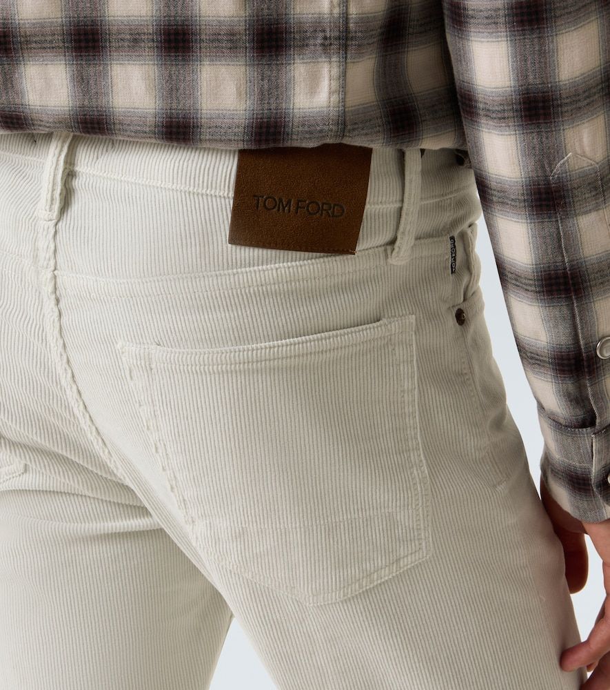 Pantalones slim de pana de algodón - Tom Ford - Modalova