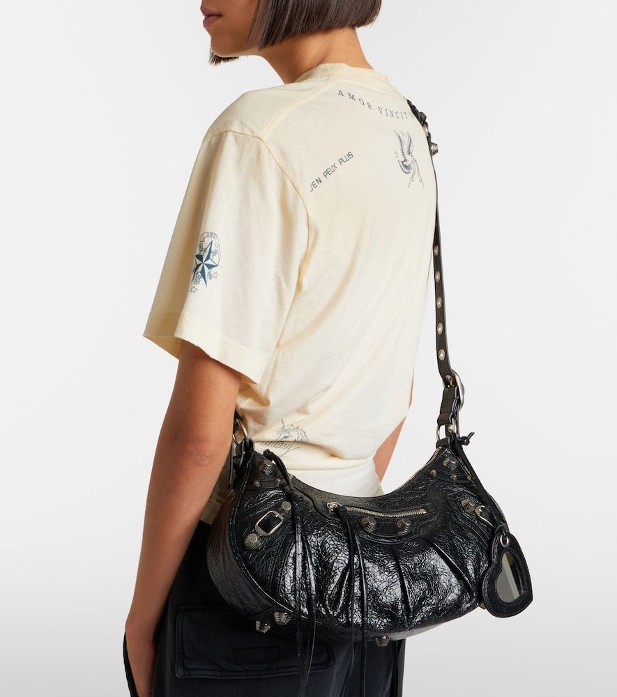 Le Cagole Small leather shoulder bag - Balenciaga - Modalova