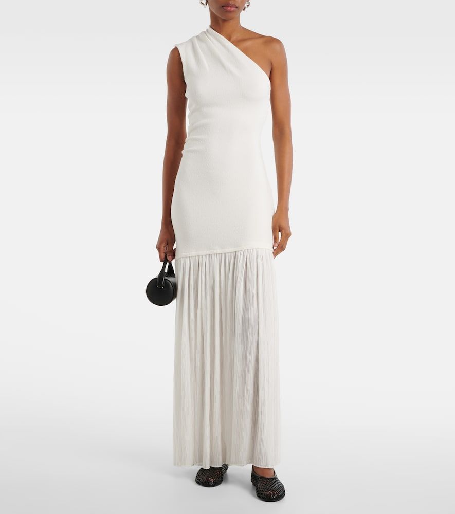 Abito lungo monospalla Cora in chiffon di crêpe - Proenza Schouler - Modalova