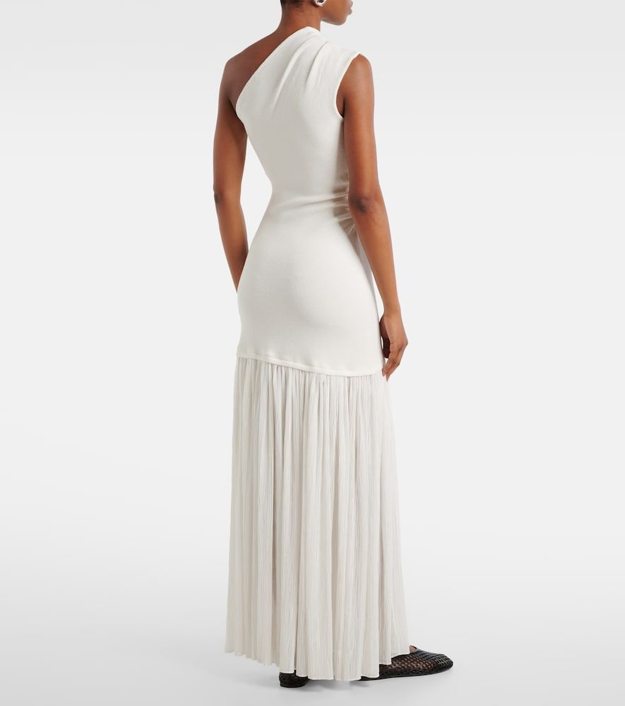 Abito lungo monospalla Cora in chiffon di crêpe - Proenza Schouler - Modalova