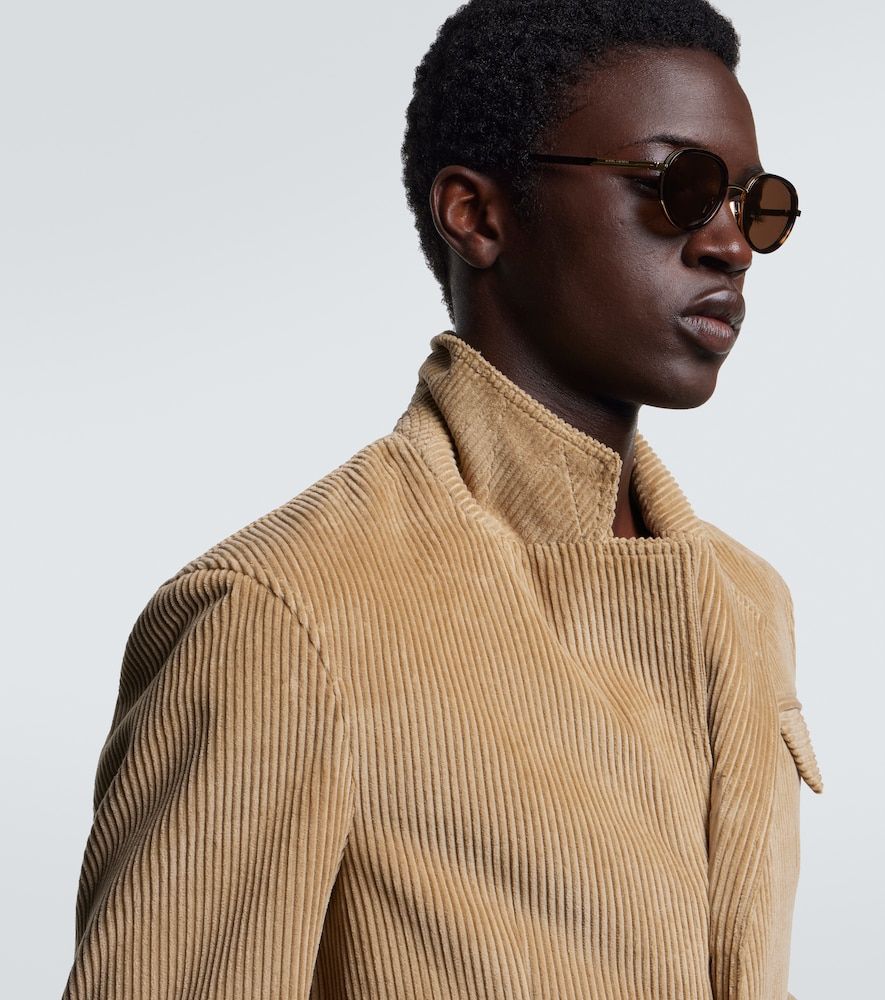Runde Sonnenbrille Forte Panthos - Bottega Veneta - Modalova