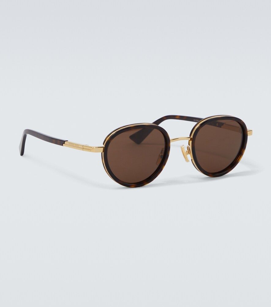 Runde Sonnenbrille Forte Panthos - Bottega Veneta - Modalova
