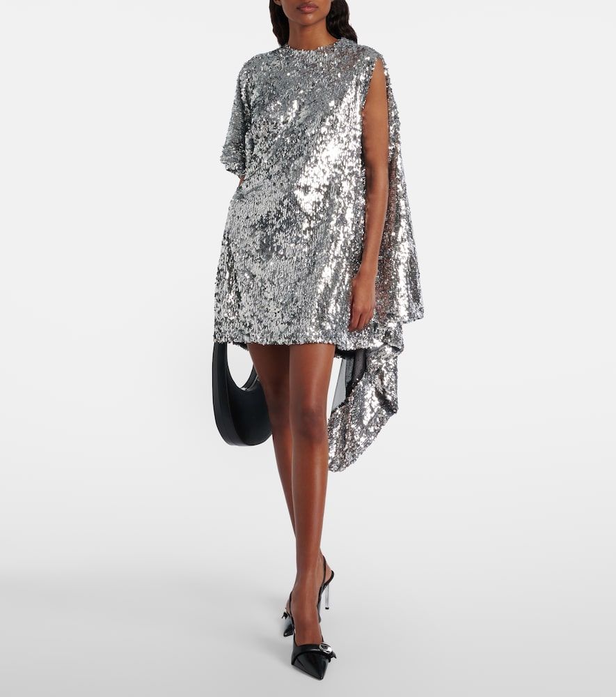 Vestido corto Zero Waste con lentejuelas - Coperni - Modalova