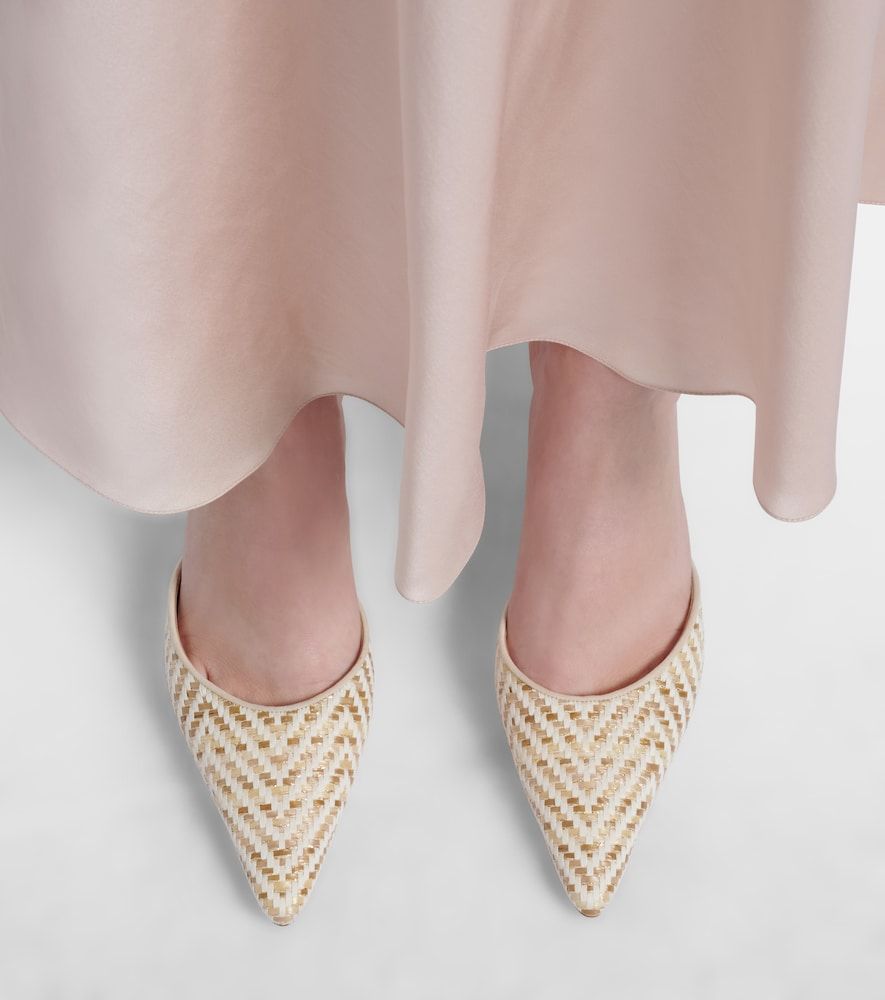 Mules Carolyne mit Leder - Manolo Blahnik - Modalova