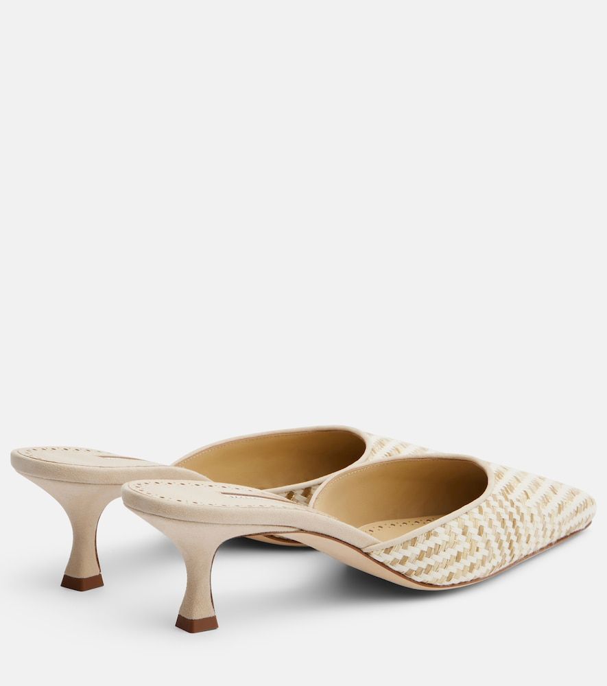 Mules Carolyne mit Leder - Manolo Blahnik - Modalova