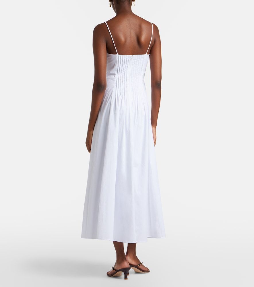 Vestido largo Margi de popelín de algodón - Staud - Modalova