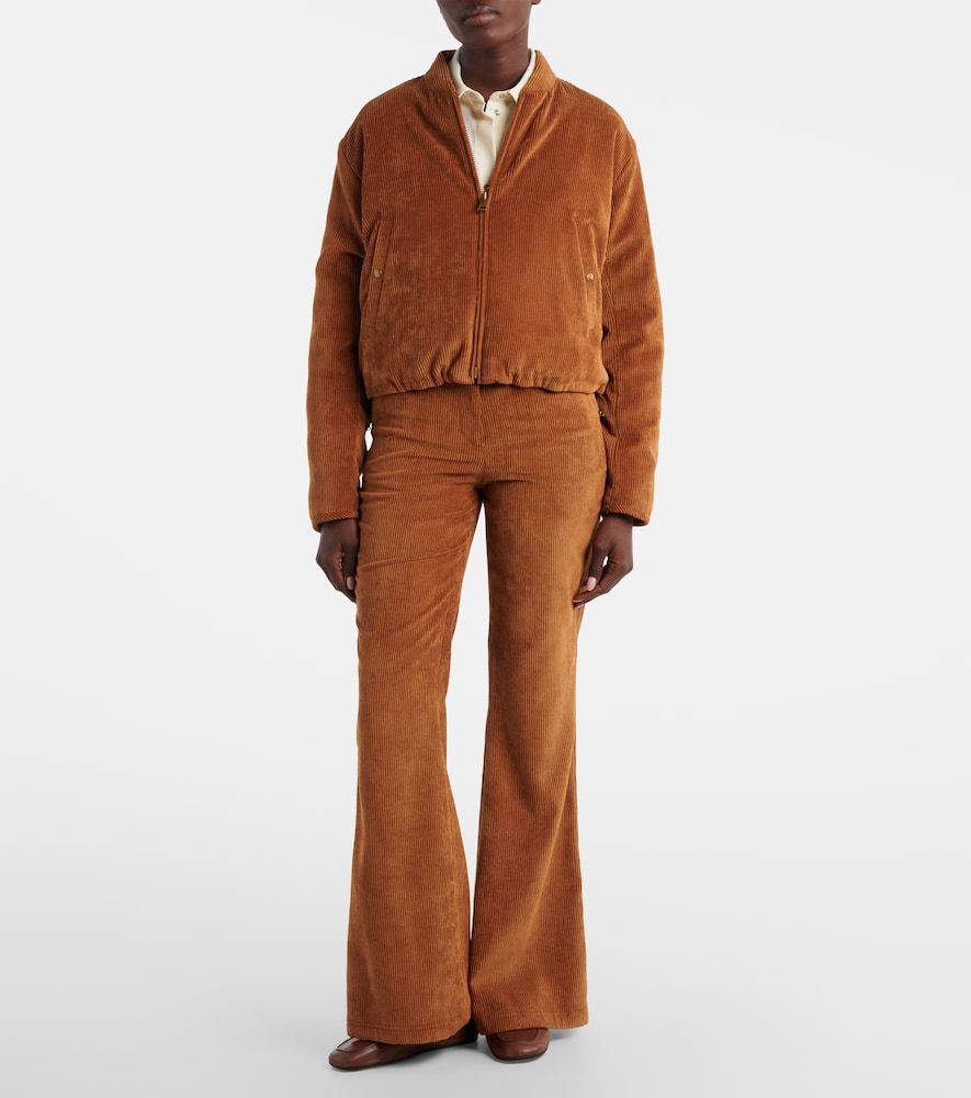 Moncler Pantalones flared de pana - Moncler - Modalova