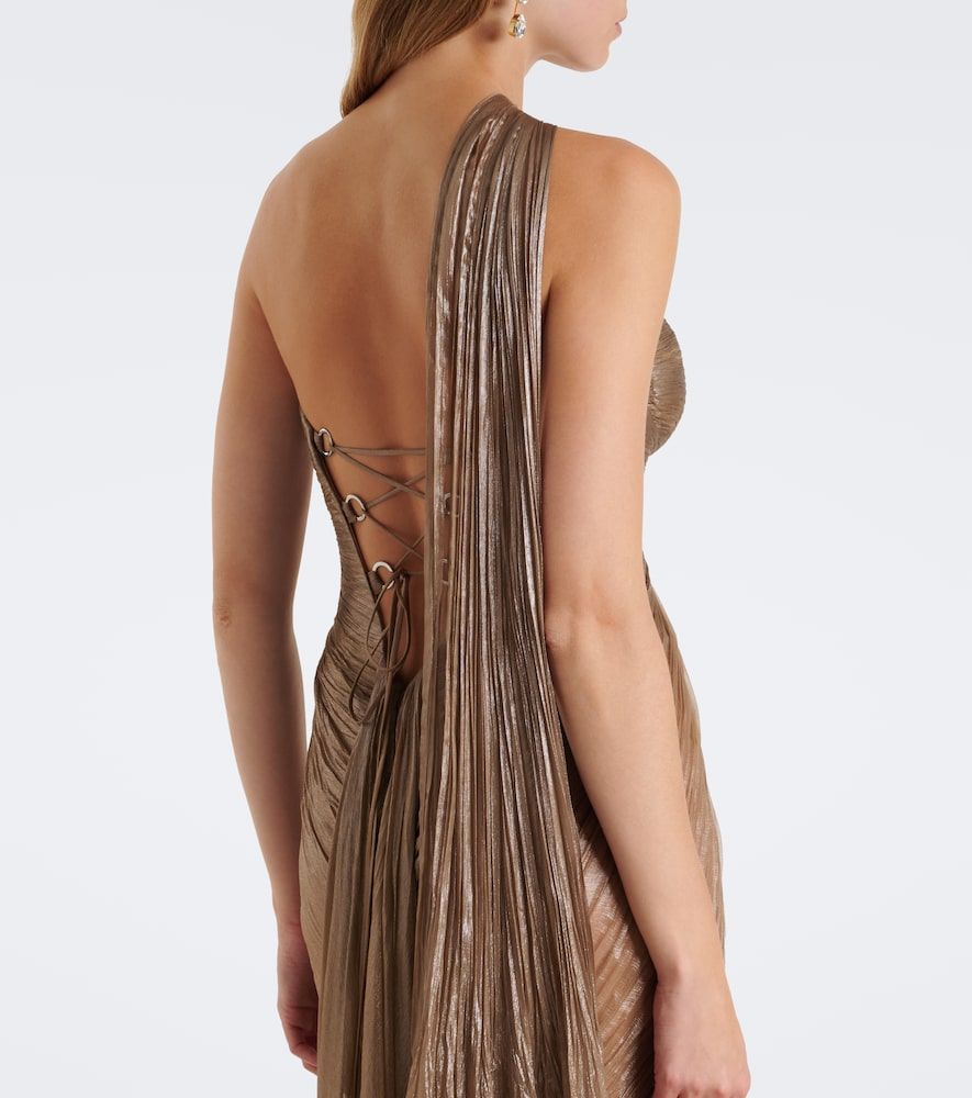 Vestido de fiesta bustier Morgan de seda - Maria Lucia Hohan - Modalova