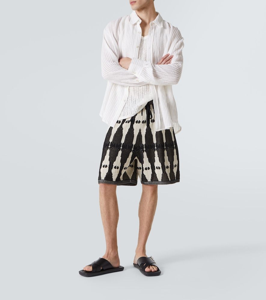 Shorts Ritual in maglia jacquard - Commas - Modalova