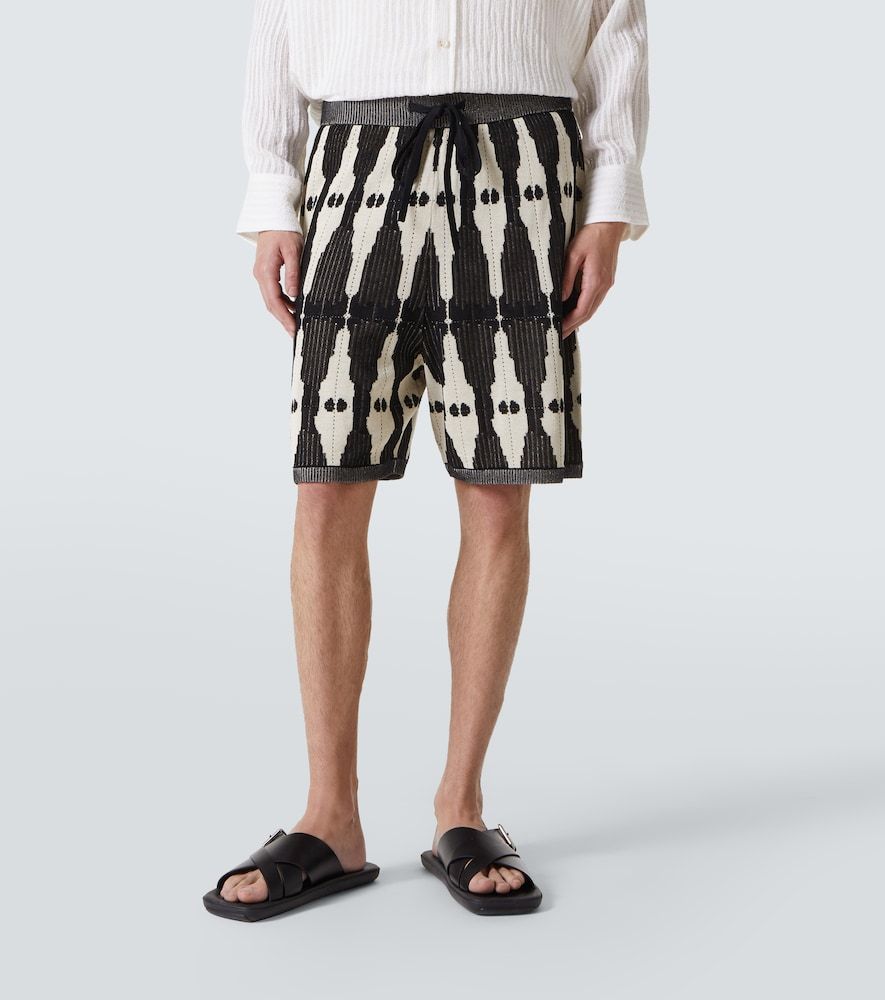 Shorts Ritual in maglia jacquard - Commas - Modalova