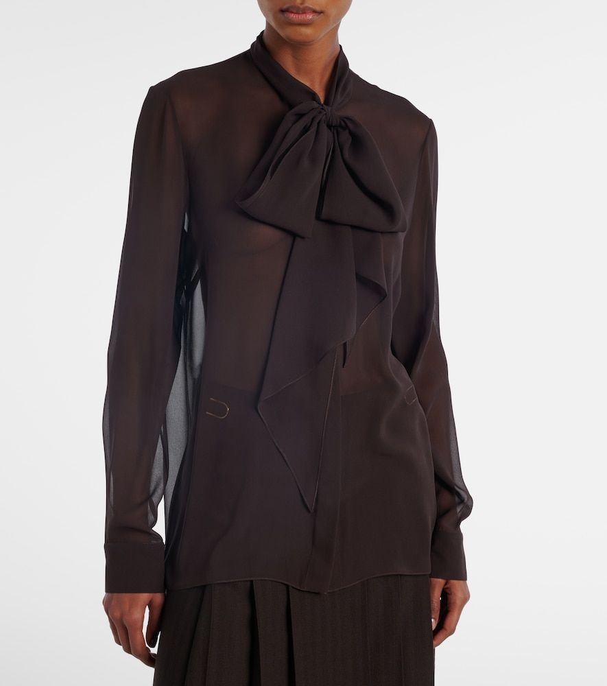 Shildon tie-neck silk blouse - Gabriela Hearst - Modalova