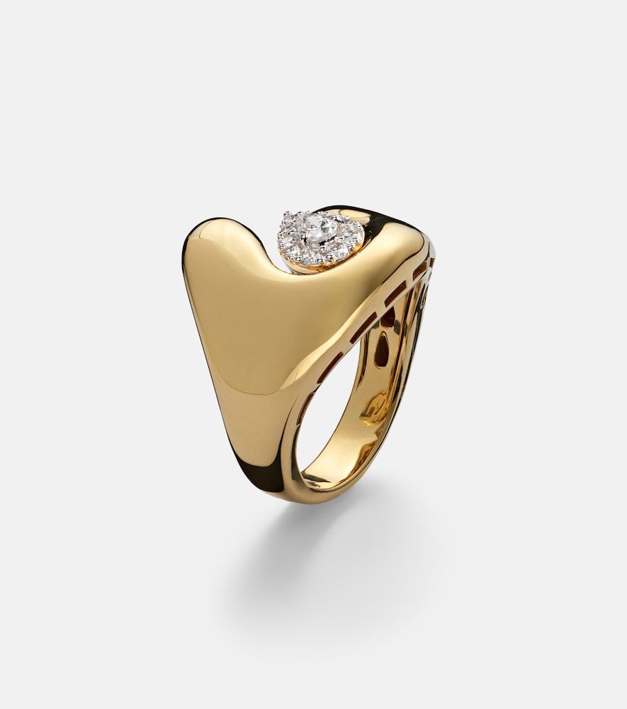 Anillo Golden Strada de oro de 18 ct con diamantes - Yeprem - Modalova