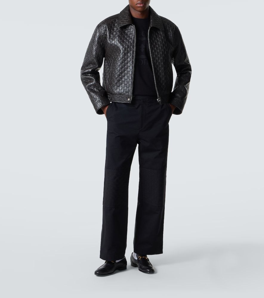 T-shirt in jersey di cotone Interlocking G - Gucci - Modalova