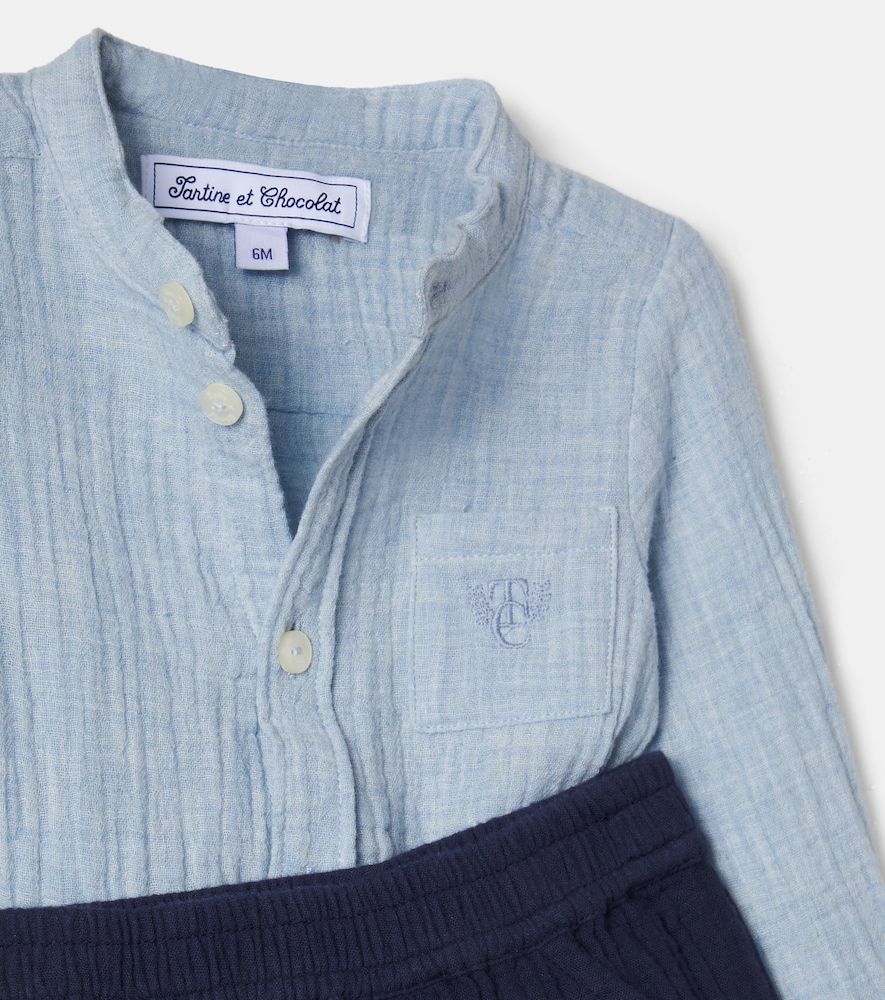 Bebé - set de camisa y pantalones de algodón - Tartine et Chocolat - Modalova