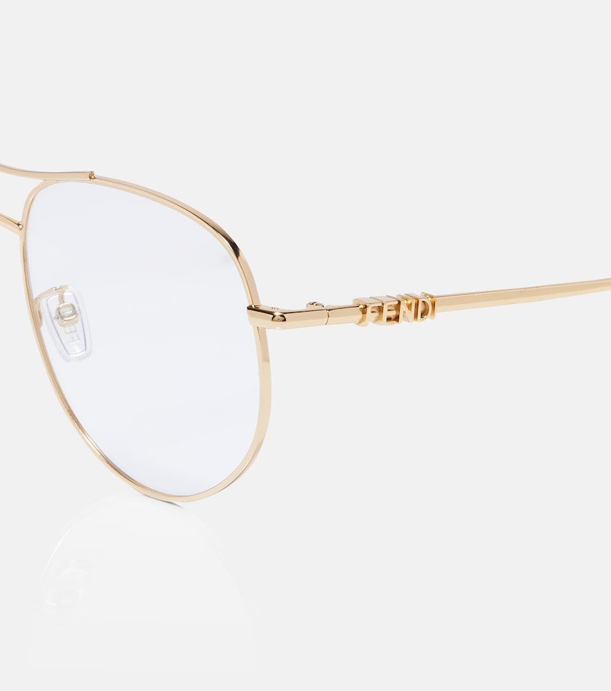 Fendi Fendigraphy aviator glasses - Fendi - Modalova