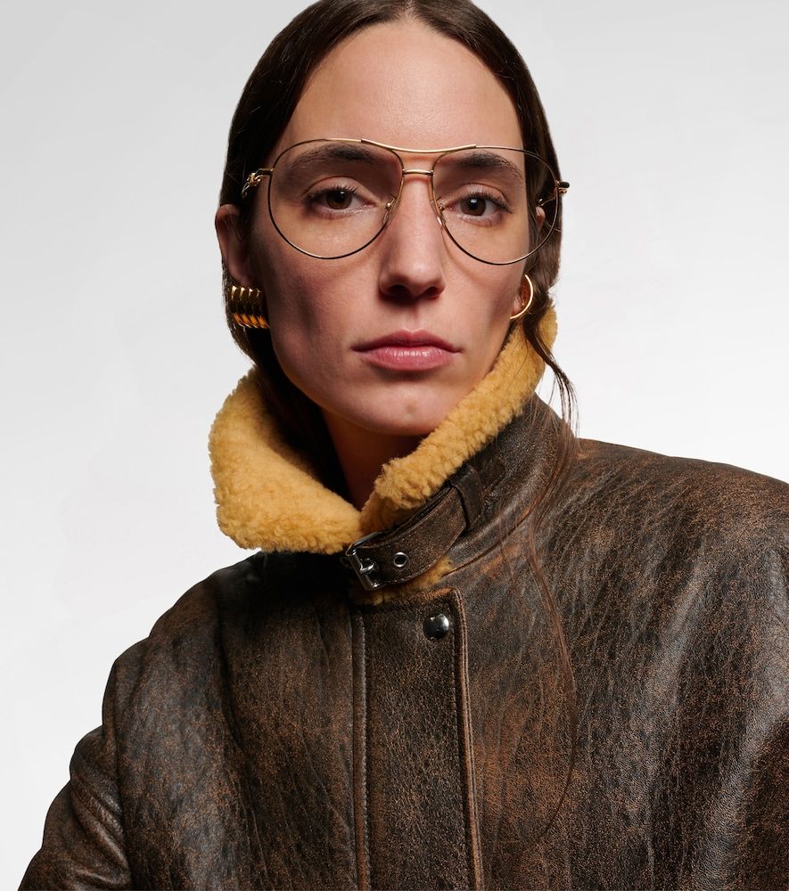 Fendi Fendigraphy aviator glasses - Fendi - Modalova