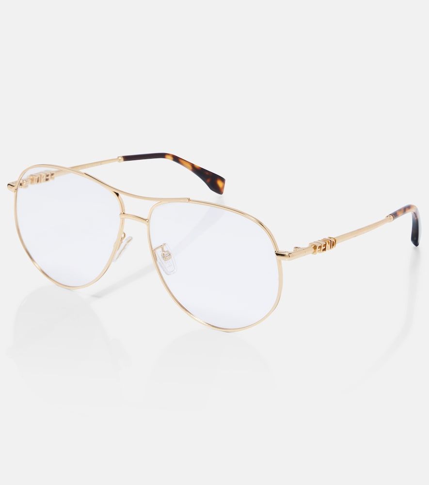Fendi Fendigraphy aviator glasses - Fendi - Modalova