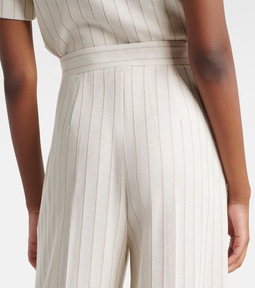 Pantalones anchos Osso de algodón a rayas - Max Mara - Modalova