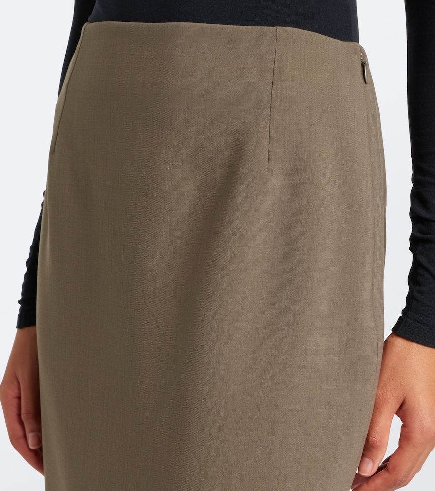 Mugler Wool-blend pencil skirt - Mugler - Modalova