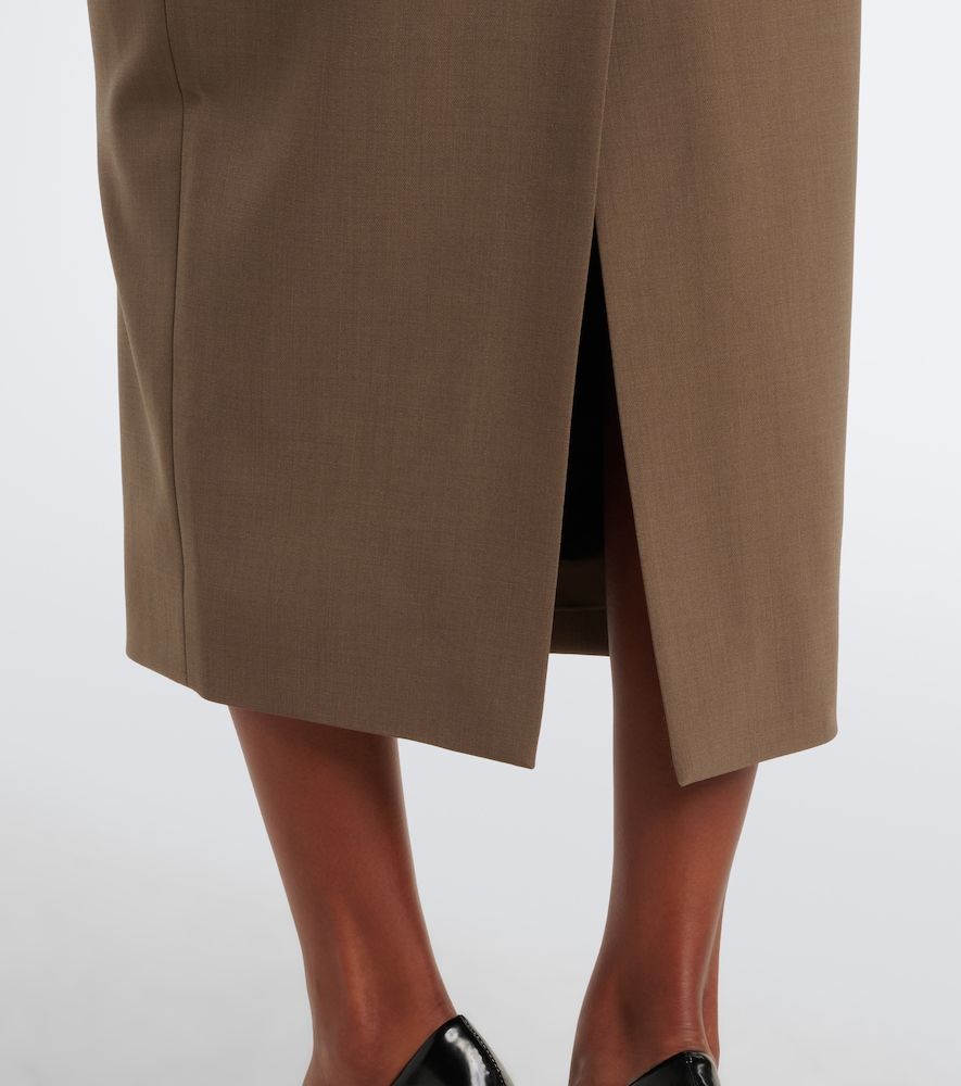 Mugler Wool-blend pencil skirt - Mugler - Modalova