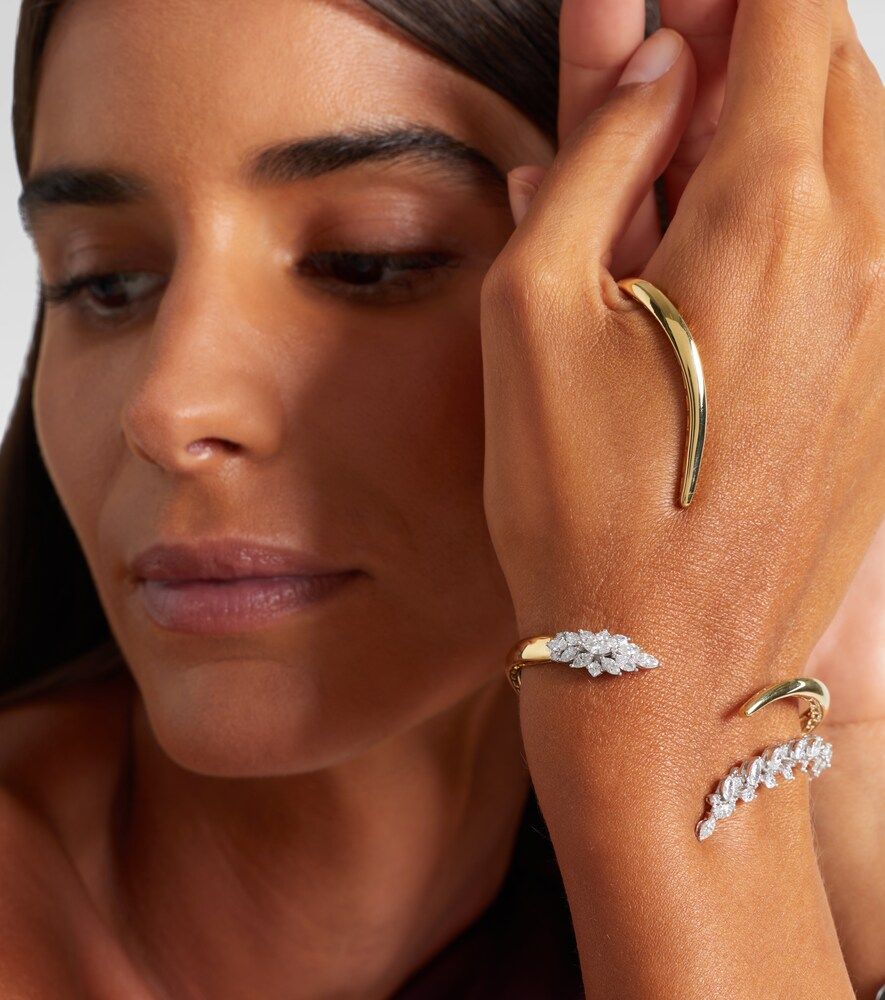 Pulsera Golden Strada de oro de 18 ct con diamantes - Yeprem - Modalova