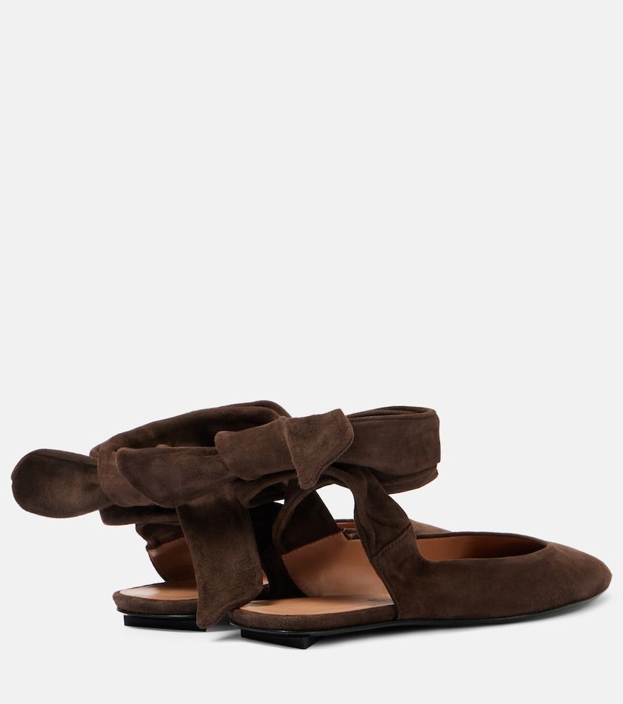 Ballerinas Cloe aus Veloursleder - The Attico - Modalova