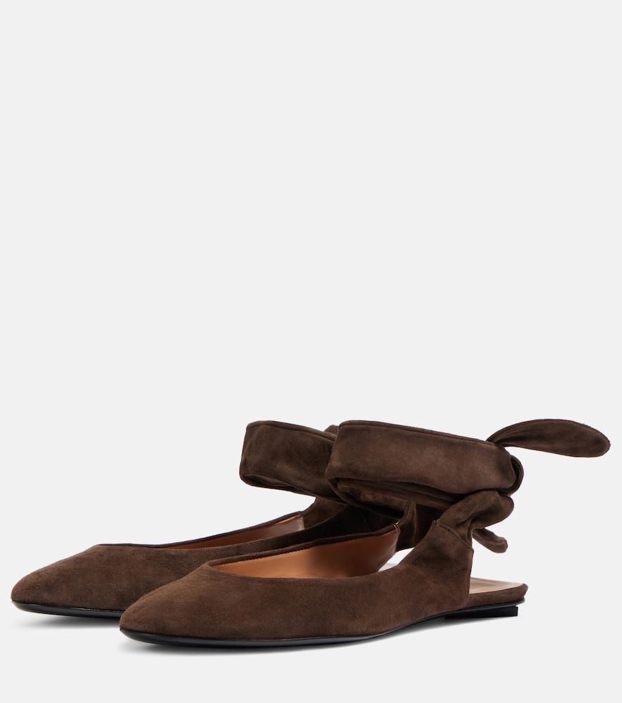 Ballerinas Cloe aus Veloursleder - The Attico - Modalova