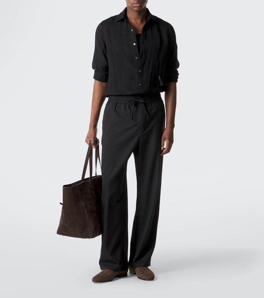 Loafers Mario aus Veloursleder - Manolo Blahnik - Modalova