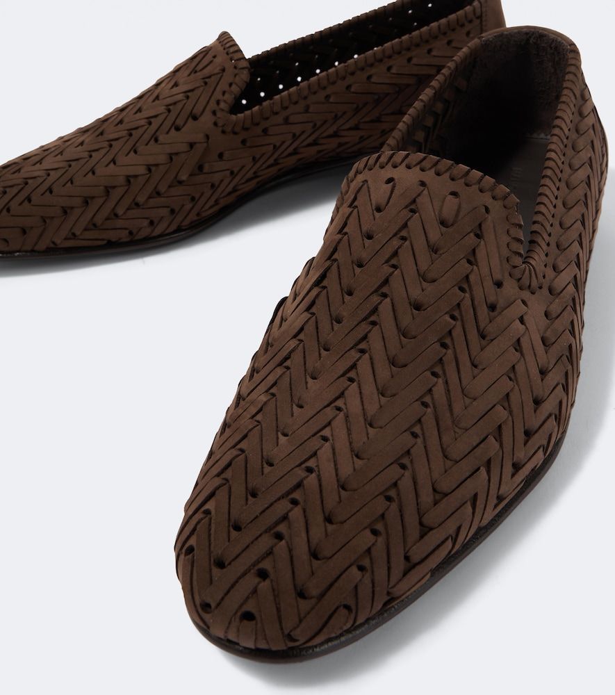 Loafers Mario aus Veloursleder - Manolo Blahnik - Modalova
