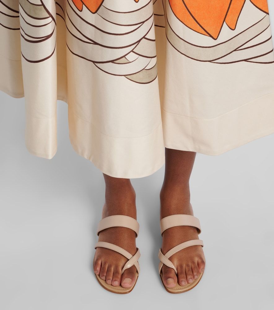 Sandalen Susa aus Leder - Manolo Blahnik - Modalova