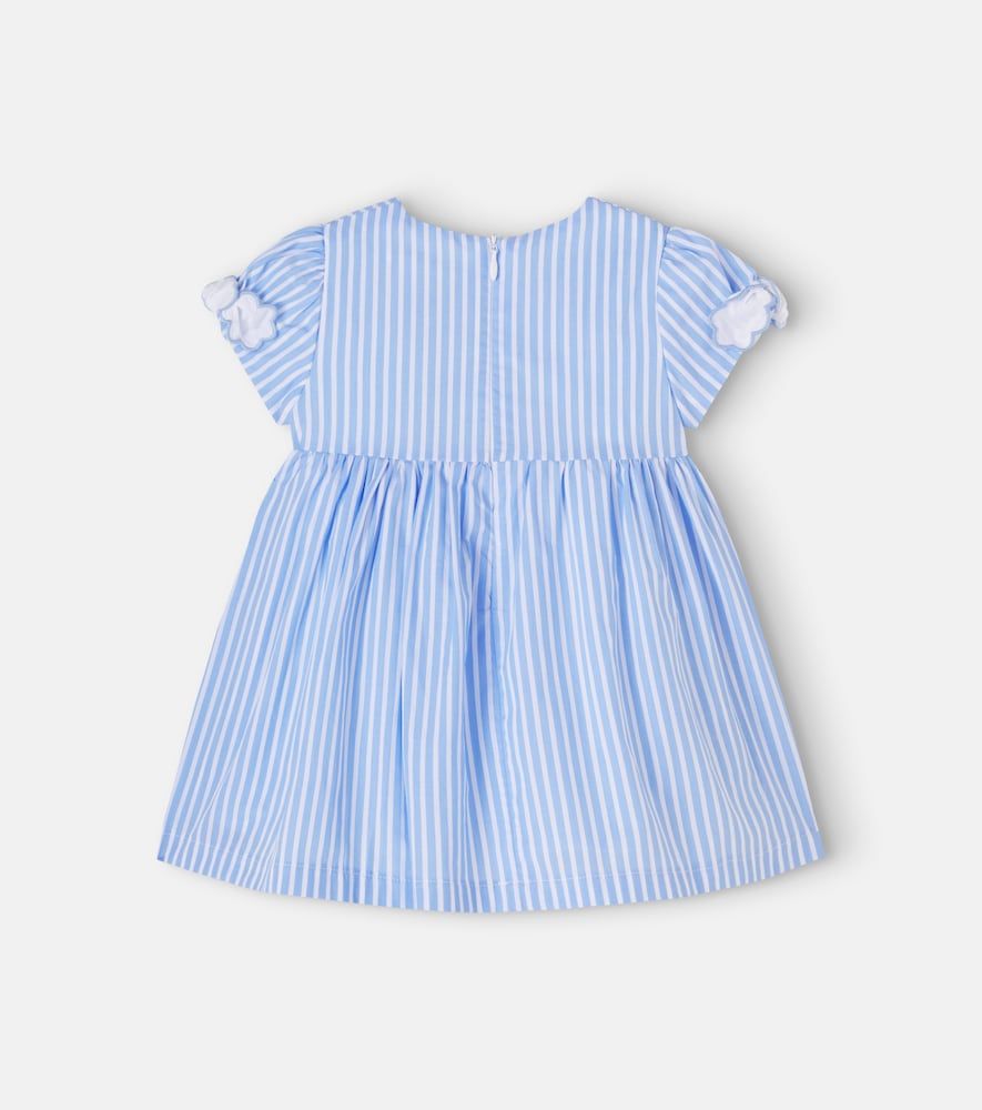 Bebé - vestido de popelín de algodón a rayas - Patachou - Modalova