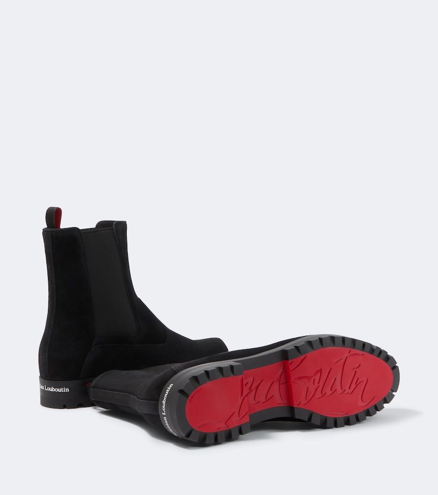 Chelsea Boots Cavernos aus Veloursleder - Christian Louboutin - Modalova