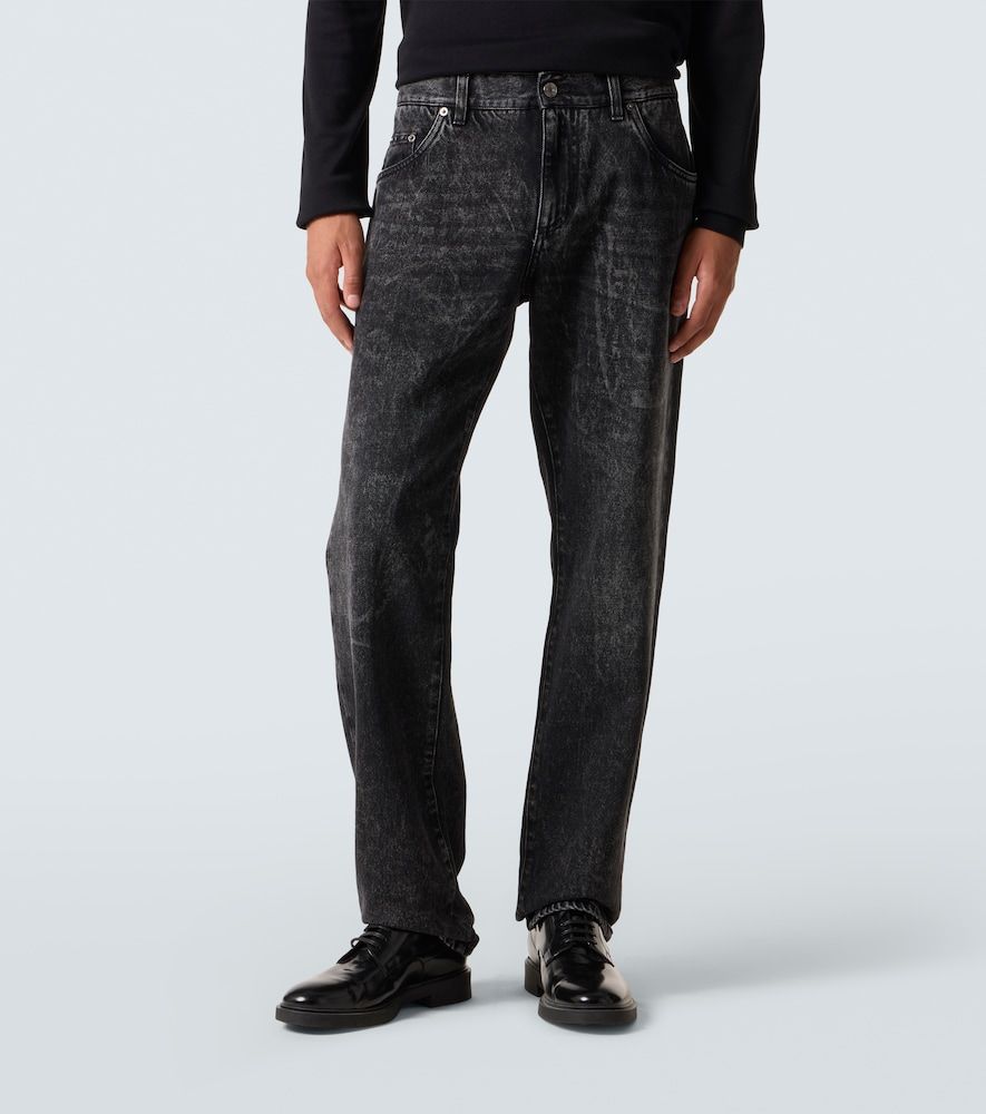 Jeans regular a vita media - Dolce&Gabbana - Modalova