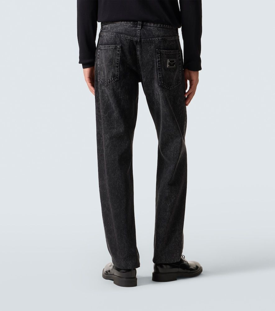 Jeans regular a vita media - Dolce&Gabbana - Modalova