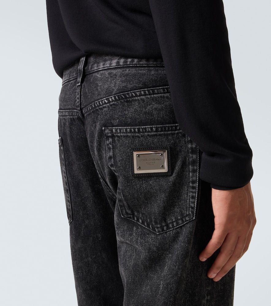 Jeans regular a vita media - Dolce&Gabbana - Modalova