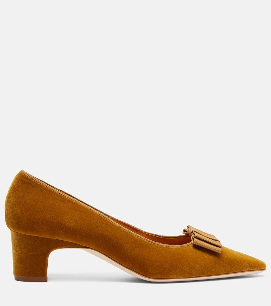 Pumps Reador 50 aus Samt - Manolo Blahnik - Modalova