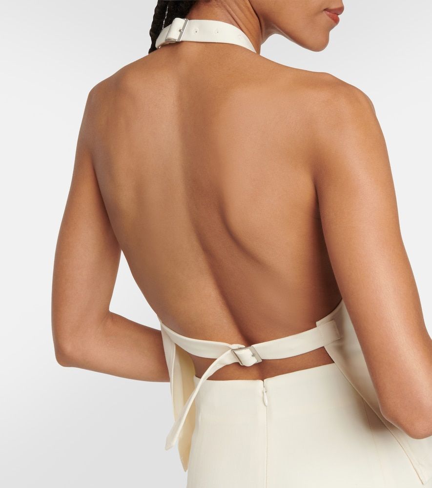 Top de lana con cuello halter - Wardrobe.NYC - Modalova